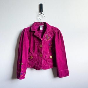 Pink kids corduroy guess blazer/jacket